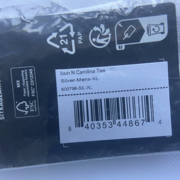 Men's Sitka North Carolina Tee Shirt...never worn - Picture 5 of 7